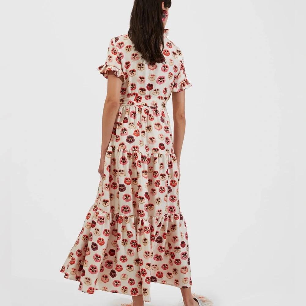 La Doublej Long And Sassy Midi Dress
Micro Pansy in Silk Twill - Picture 15 of 15